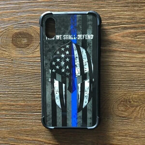 IPHONE X/XS CASE - blue line defender